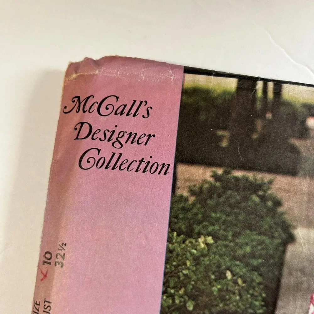 McCalls Vintage‎ Designer Collection Jacques Tiffeau Pattern #N/1084 Dress Sz 10